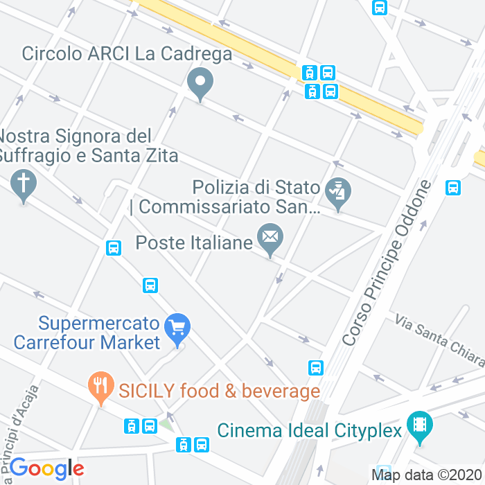 CAP di Via Vincenzo Maria Miglietti a Torino