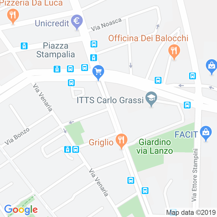 CAP di Via Caltanissetta a Torino