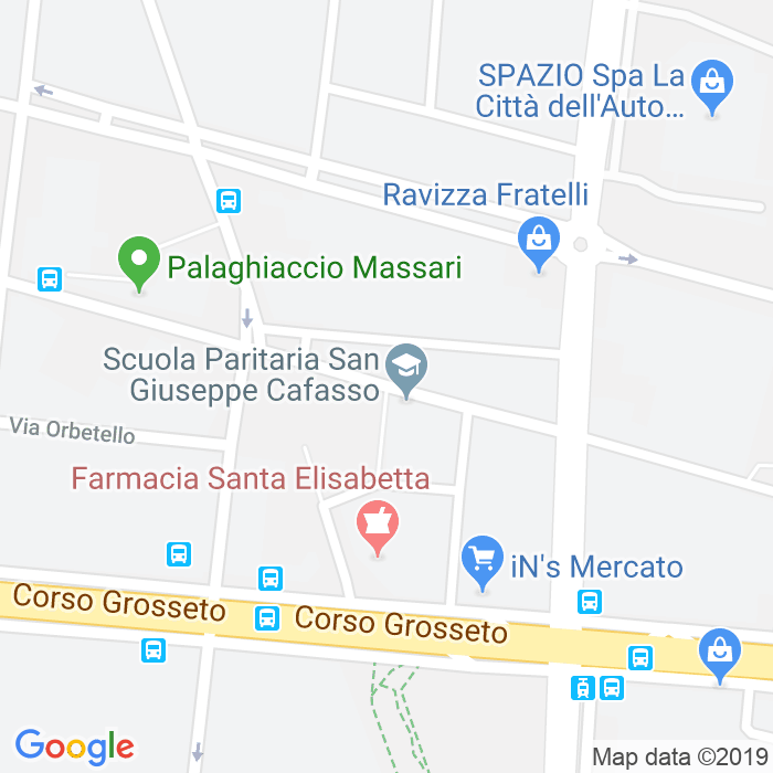 CAP di Via Rodolfo Bettazzi a Torino