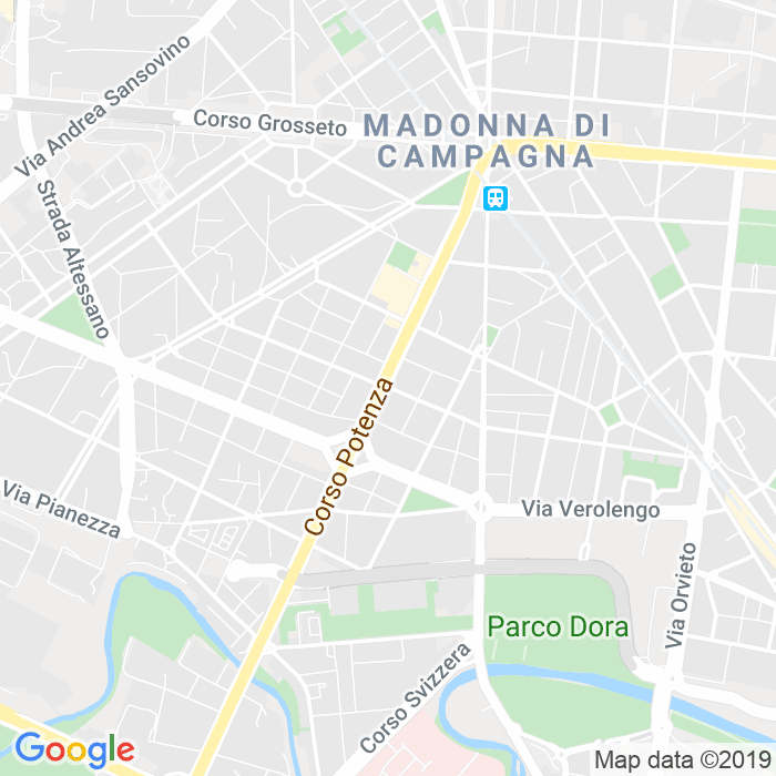 CAP di Via Bernardino Luini a Torino