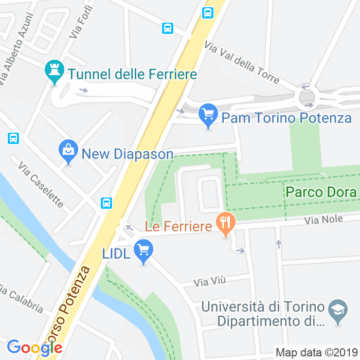 CAP di Via Pietro Thouar a Torino