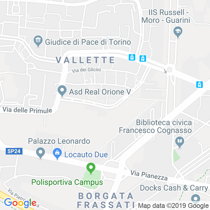 CAP di Via Dei Gladioli a Torino