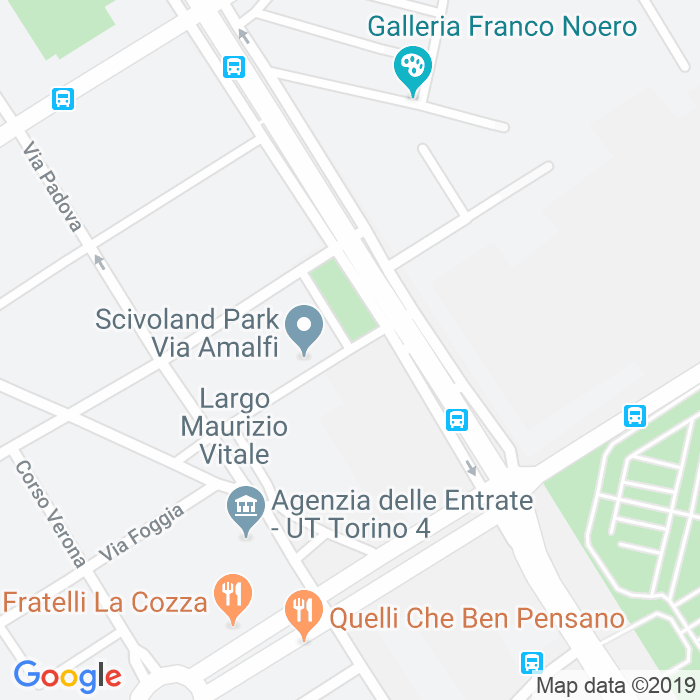 CAP di Via Amalfi a Torino