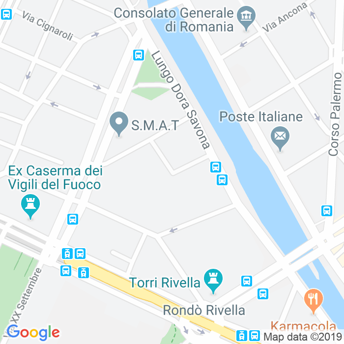 CAP di Via Andrea Verrocchio a Torino