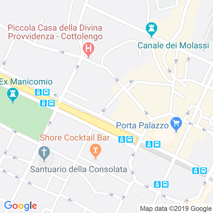 CAP di Via Cardinale Giovanni Cagliero a Torino