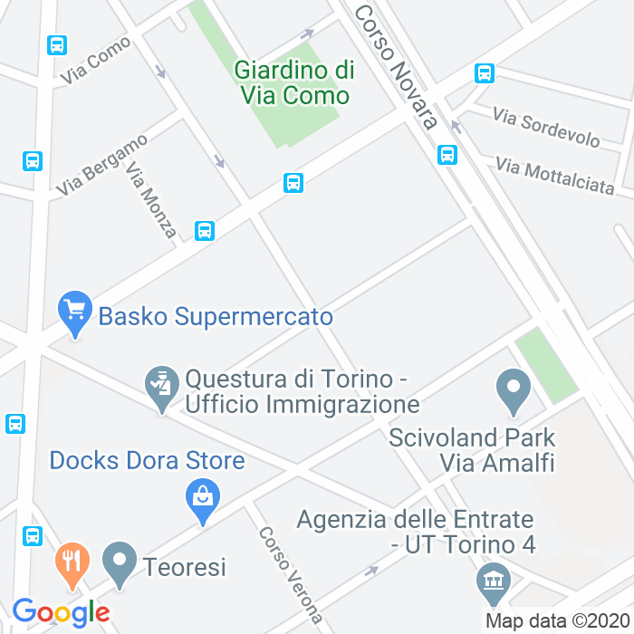 CAP di Via Carlo Pedrotti a Torino