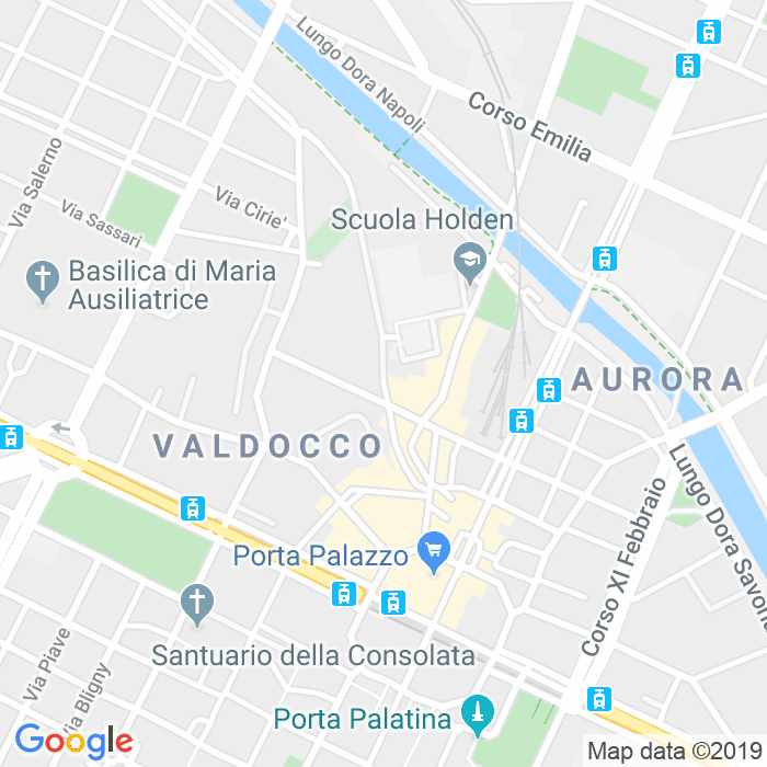 CAP di Via Vittorio Andreis a Torino