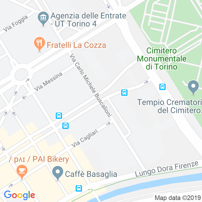 CAP di Via Carlo Michele Buscalioni a Torino
