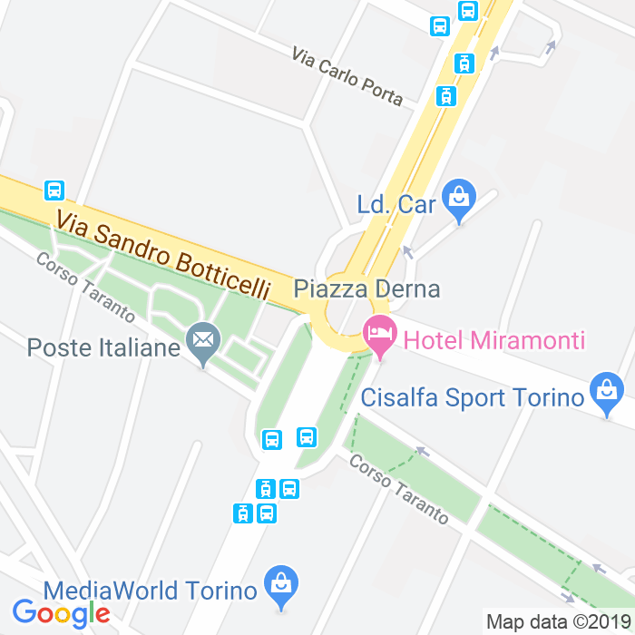 CAP di Piazza Derna a Torino