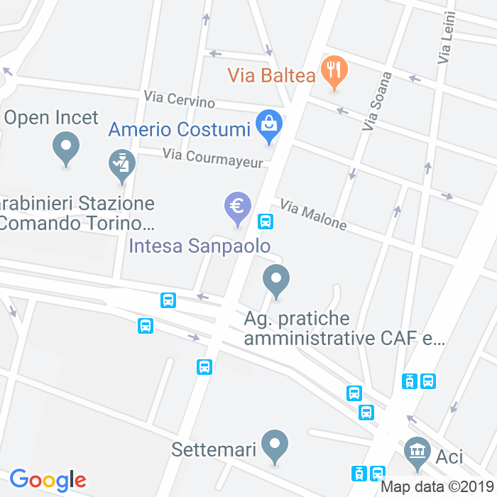 CAP di Piazza Francesco Crispi a Torino