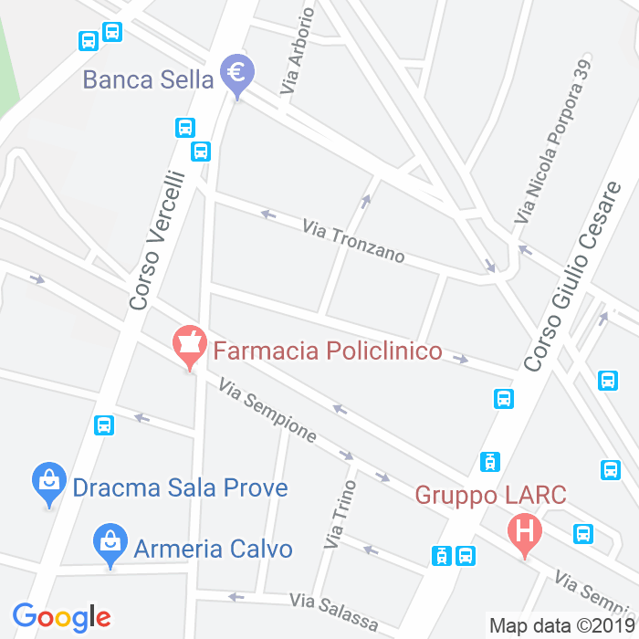 CAP di Via Giovanni Poggio a Torino