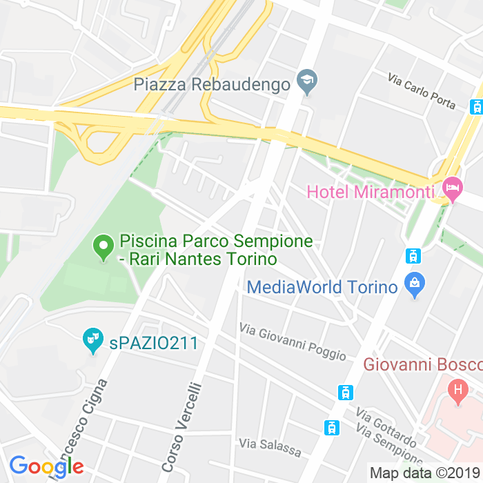 CAP di Via Luigi Boccherini a Torino