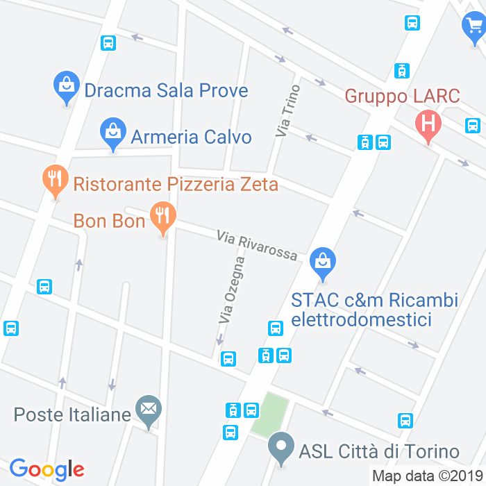 CAP di Via Rivarossa a Torino