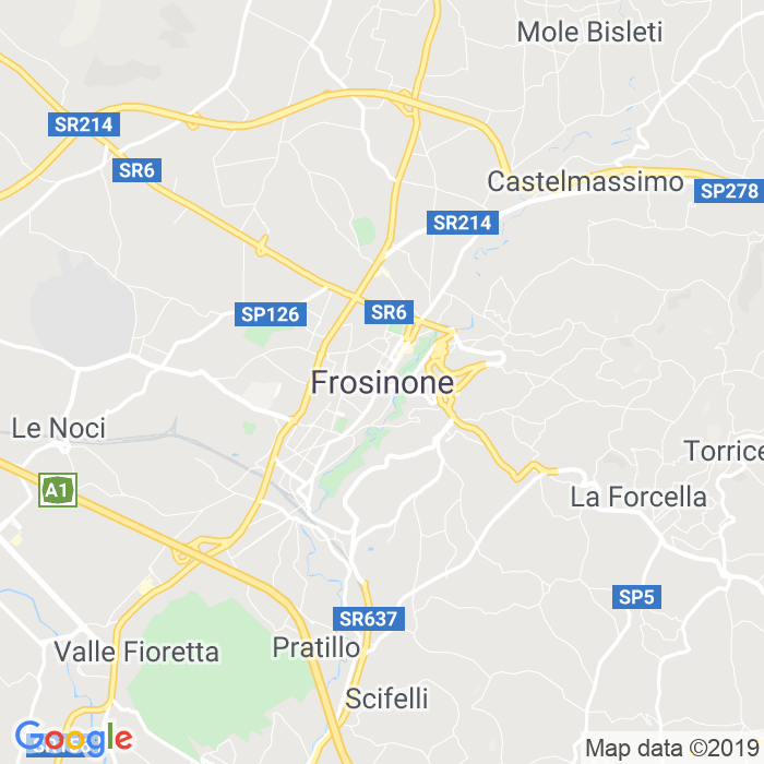 CAP di Via Frosinone a Torino