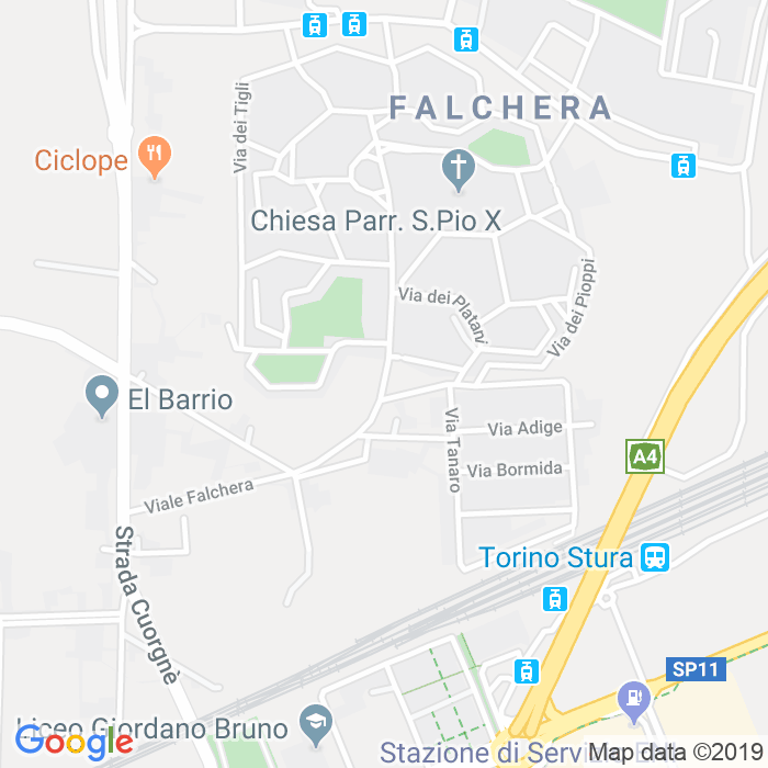 CAP di Viale Falchera a Torino