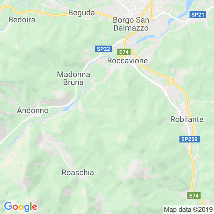 CAP di Roccavione in Cuneo