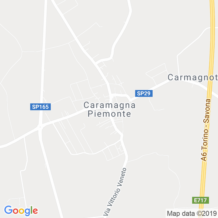 CAP di Caramagna Piemonte in Cuneo