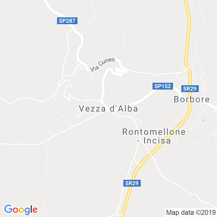 CAP di Vezza D'Alba in Cuneo