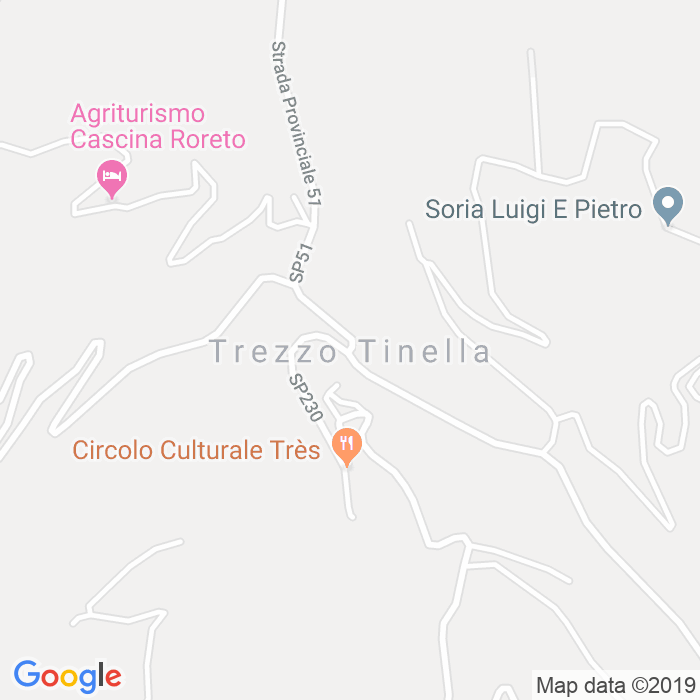 CAP di Trezzo Tinella in Cuneo