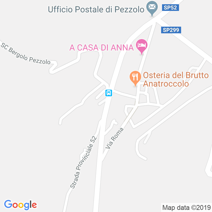 CAP di Pezzolo Valle Uzzone in Cuneo