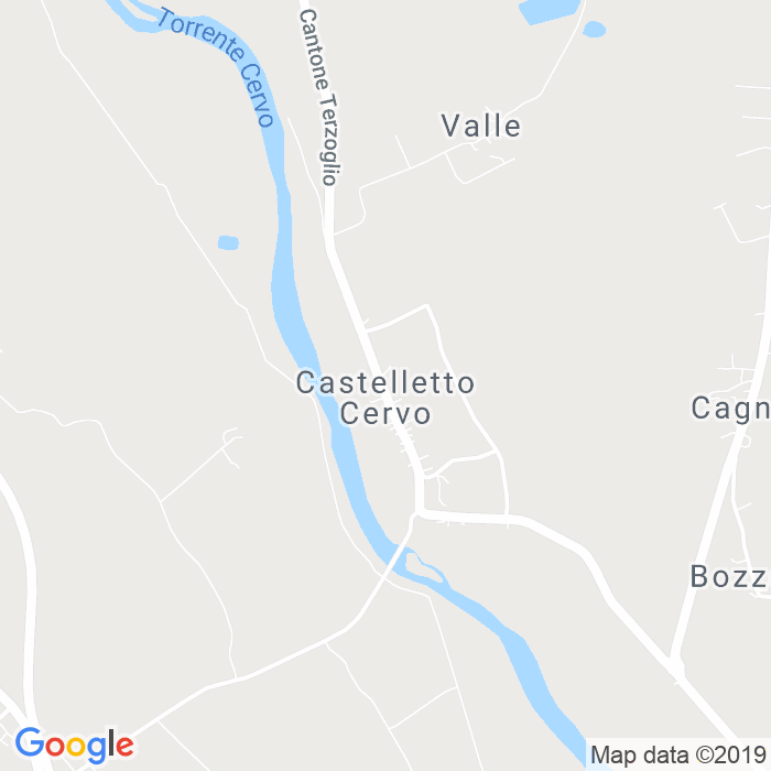 CAP di Castelletto Cervo in Biella