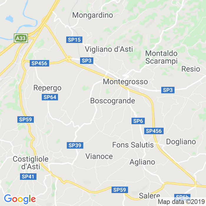 CAP di Montegrosso (Montegrosso Di Cinaglio) a Asti