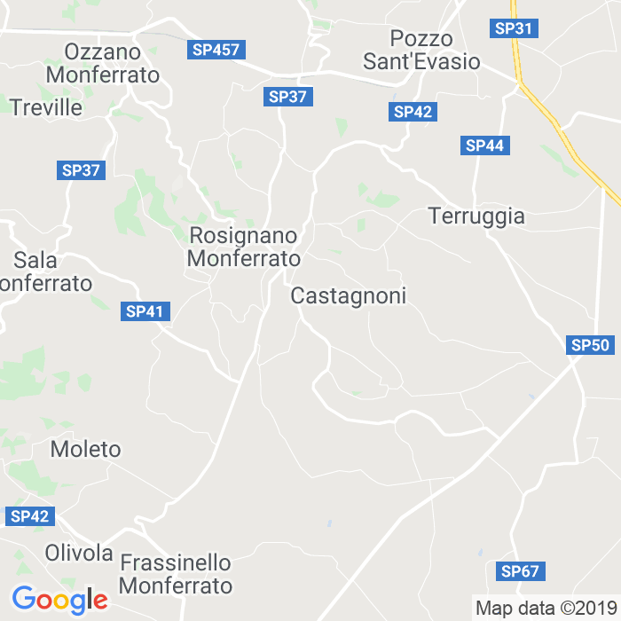 CAP di Rosignano Monferrato in Alessandria