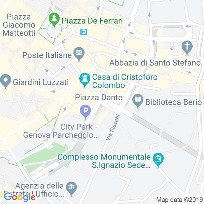 CAP di Piazza Dante a Genova