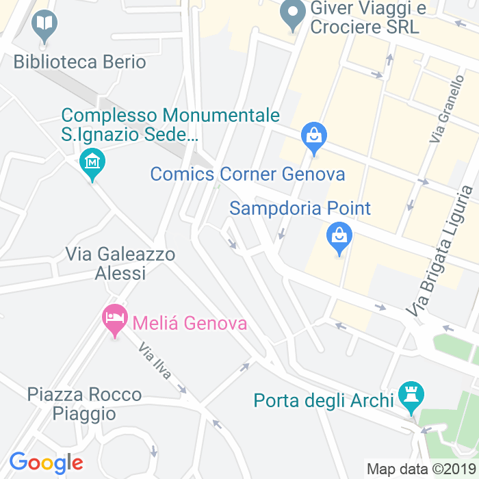 CAP di Piazza Del Cavalletto a Genova