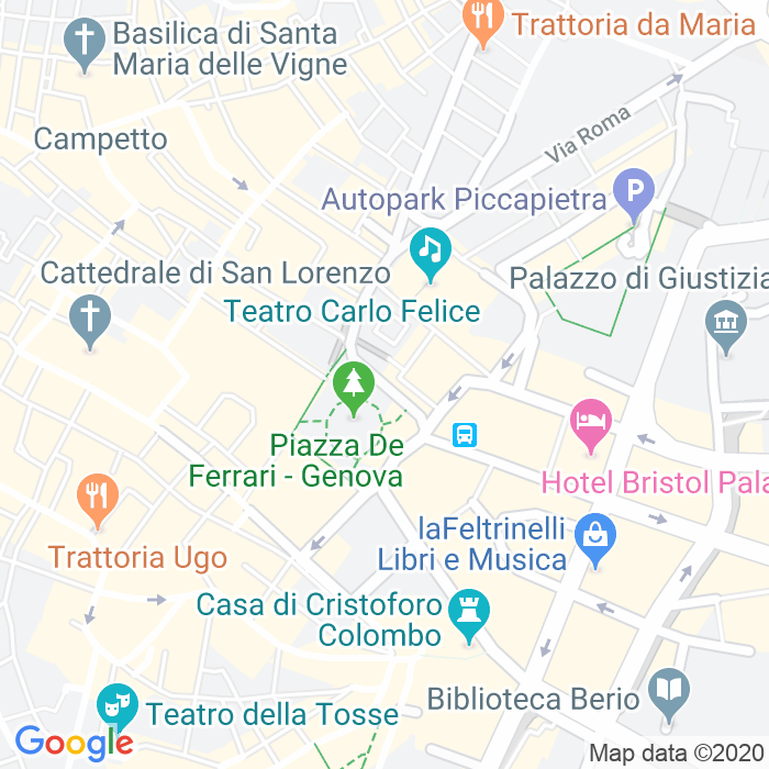 CAP di Piazza Raffaele De Ferrari a Genova