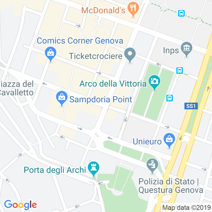 CAP di Via Brigata Liguria a Genova