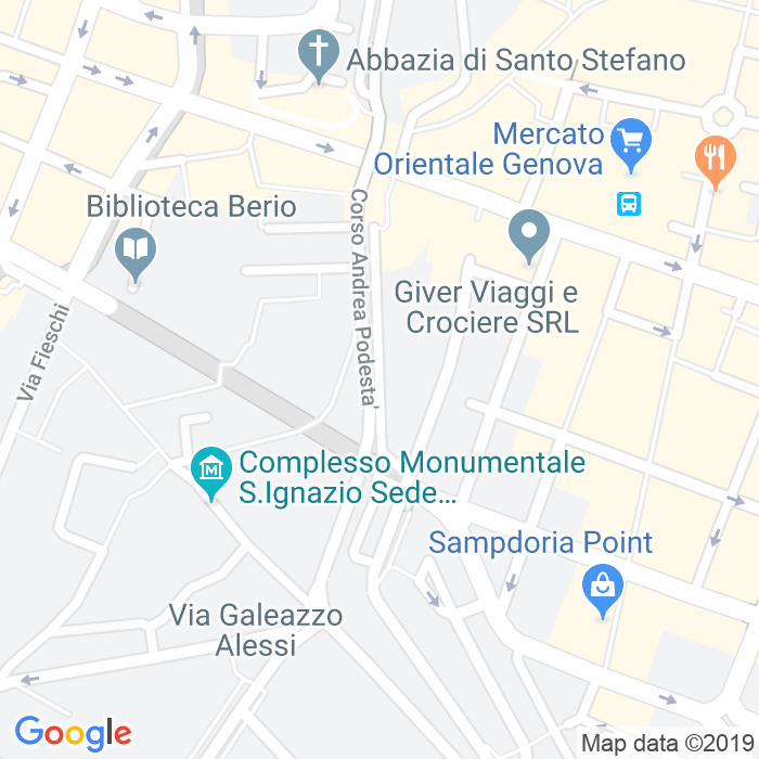 CAP di Via Degli Archi a Genova