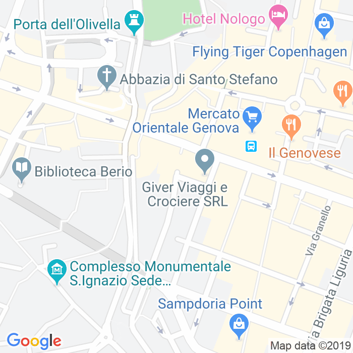 CAP di Via Della Pace a Genova