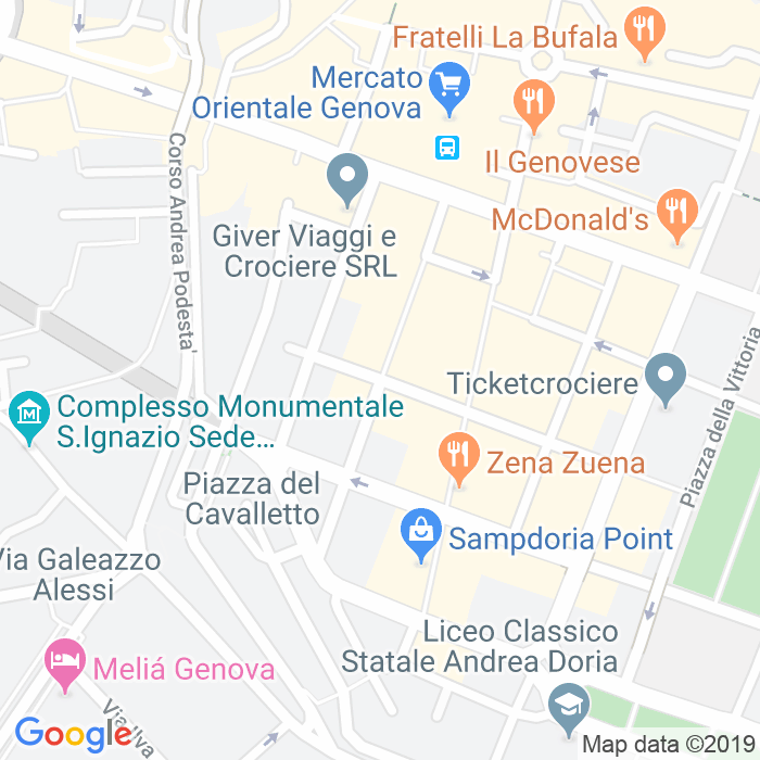CAP di Via Domenico Fiasella a Genova