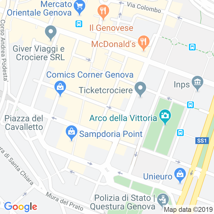 CAP di Via Granello a Genova