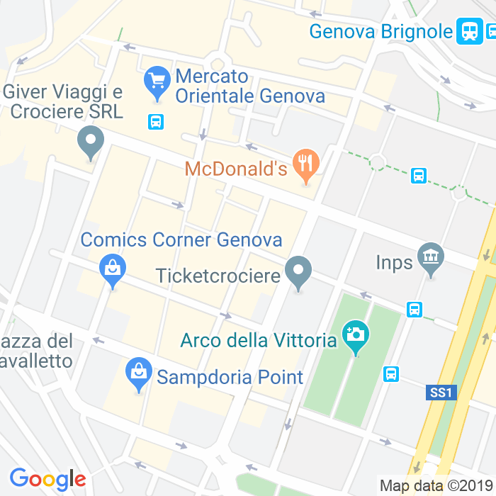 CAP di Via Paolo Perani a Genova