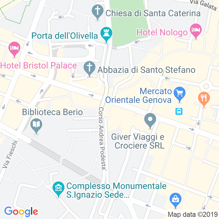 CAP di Via Venti Settembre a Genova