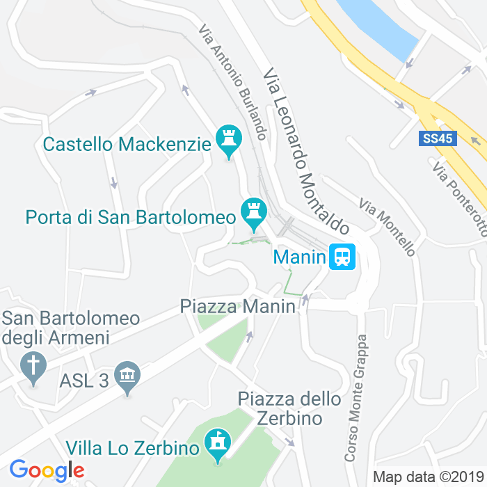 CAP di Via Porta Di San Bartolomeo a Genova