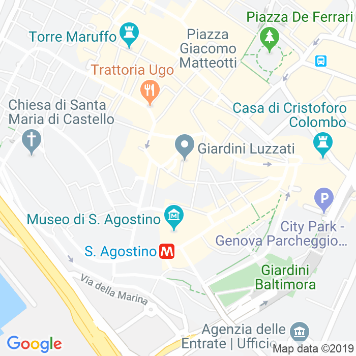 CAP di Piazza Dei Tessitori a Genova
