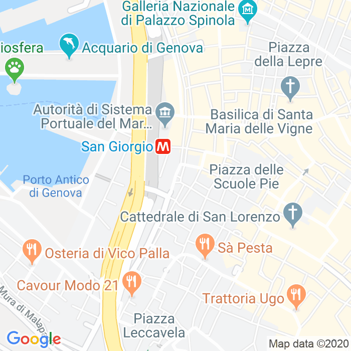 CAP di Piazza Della Raibetta a Genova