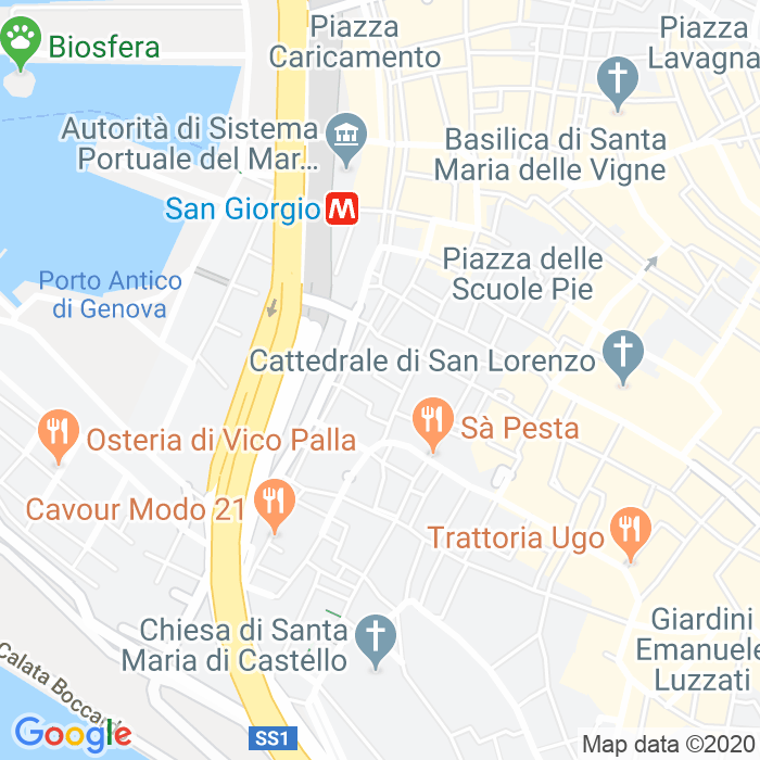 CAP di Piazza Della Stampa a Genova