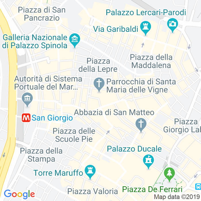 CAP di Piazza Delle Oche a Genova