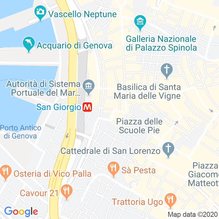 CAP di Piazza Demarini a Genova