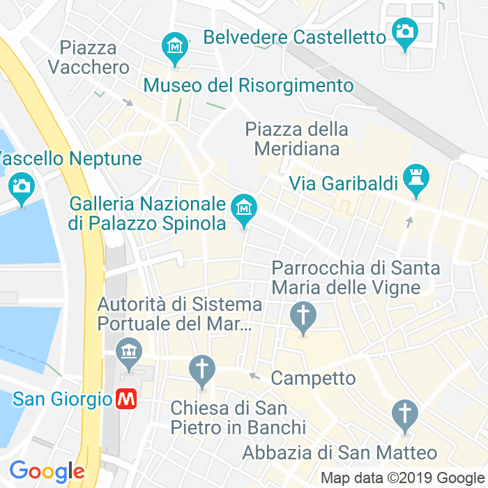 CAP di Piazza Di Pellicceria a Genova