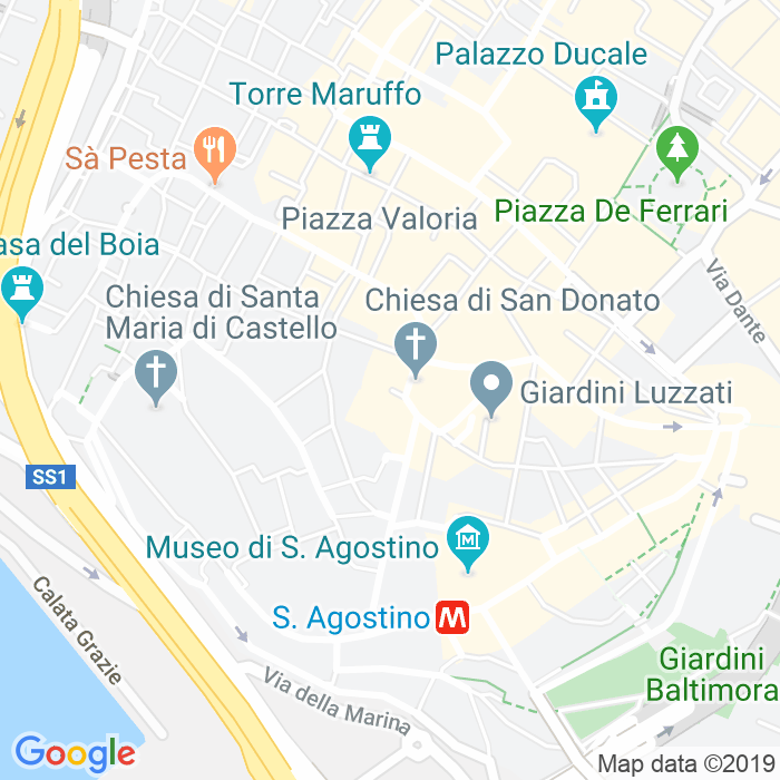 CAP di Piazza Di San Donato a Genova