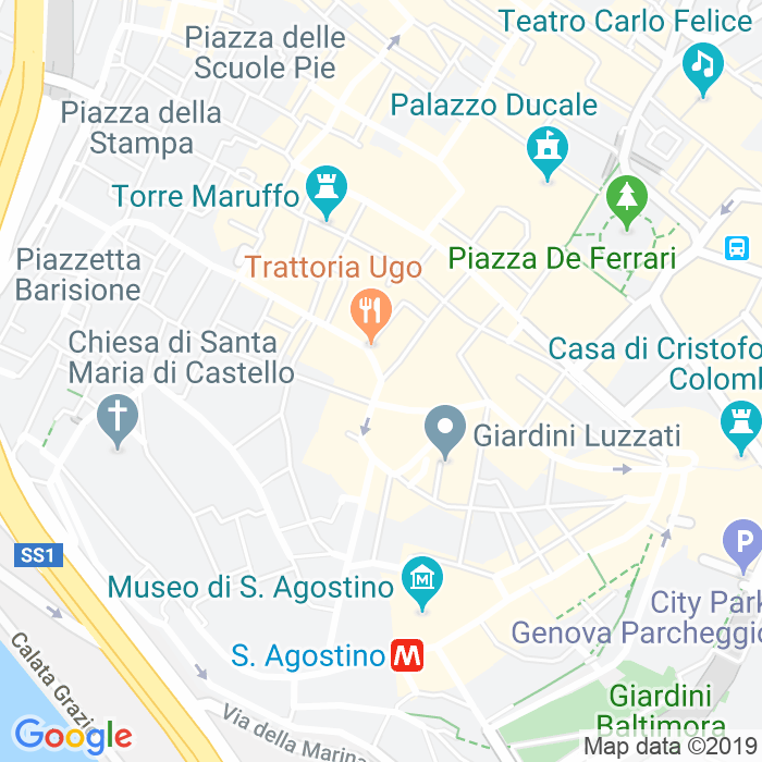 CAP di Piazza Ferretto a Genova