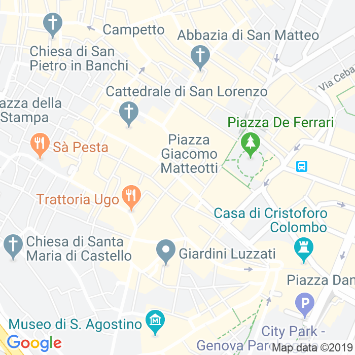 CAP di Piazza Giacomo Matteotti a Genova