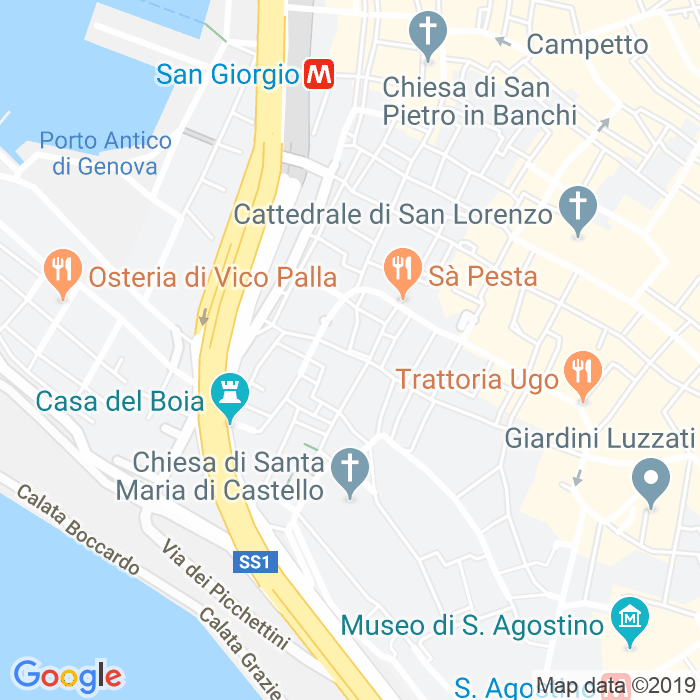 CAP di Piazza Grillo Cattaneo a Genova