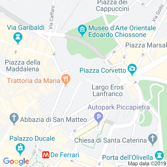 CAP di Piazza Rovere a Genova