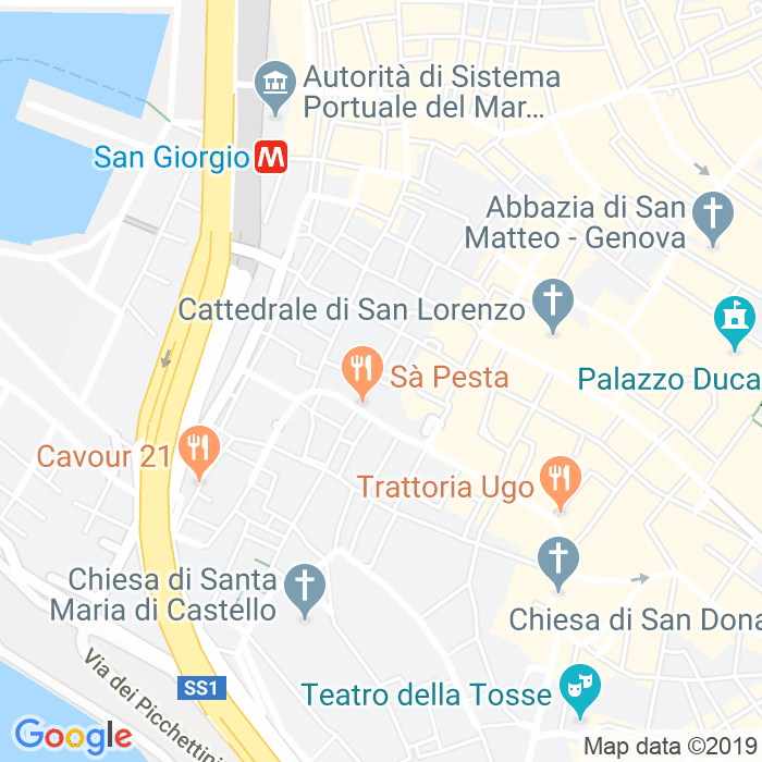 CAP di Piazza Sauli a Genova